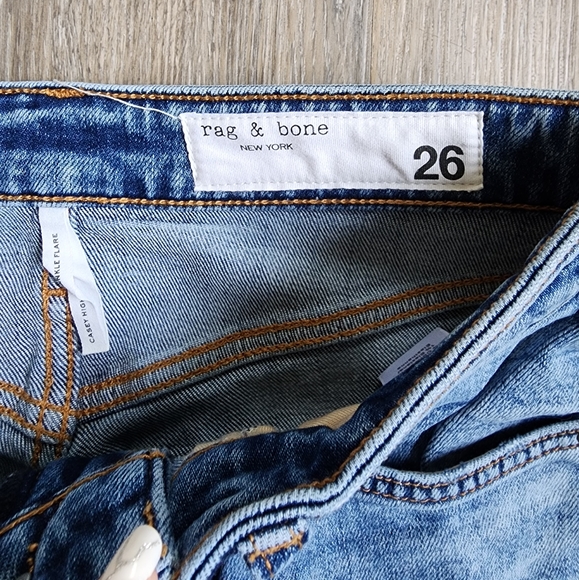 NWT RAG & BONE HIGH-RISE ANKLE FLARE - Picture 2 of 14